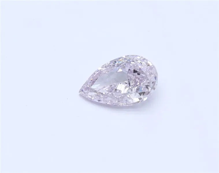 0.25ct Pear Natural Diamond (Colour Fancy Light Purplish Pink, Clarity VS2, GIA Certified)