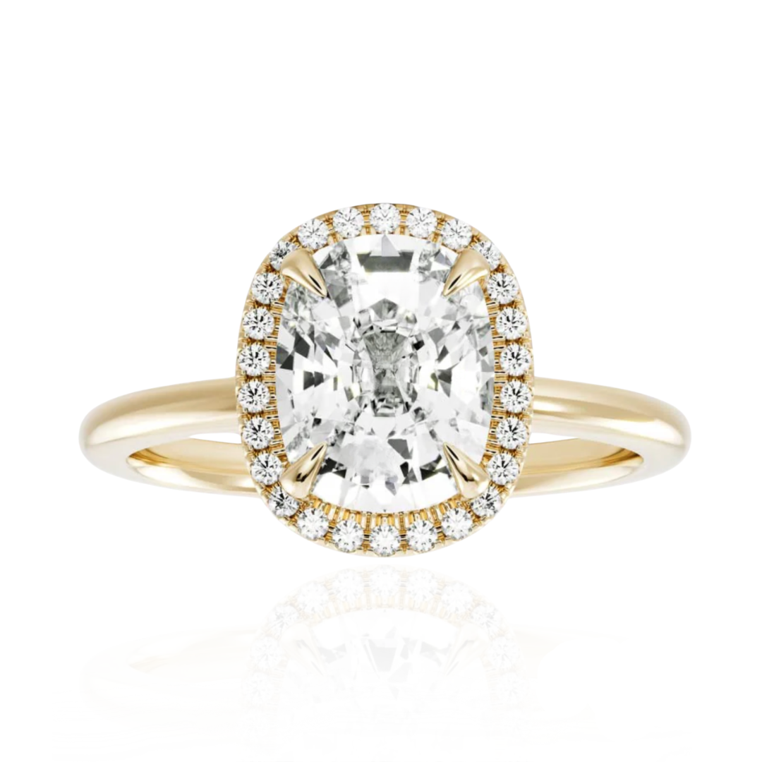 Austinmer Diamond Halo Ring