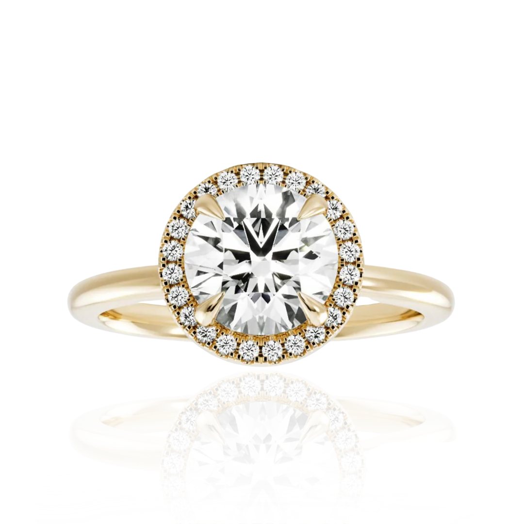 Smythson Diamond Halo Ring