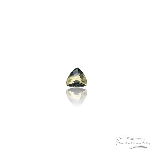 0.33ct Australian Yellow/Blue Parti Sapphire Trilliant Cut
