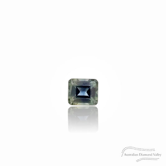 0.55ct Australian Parti Sapphire Emerald Cut