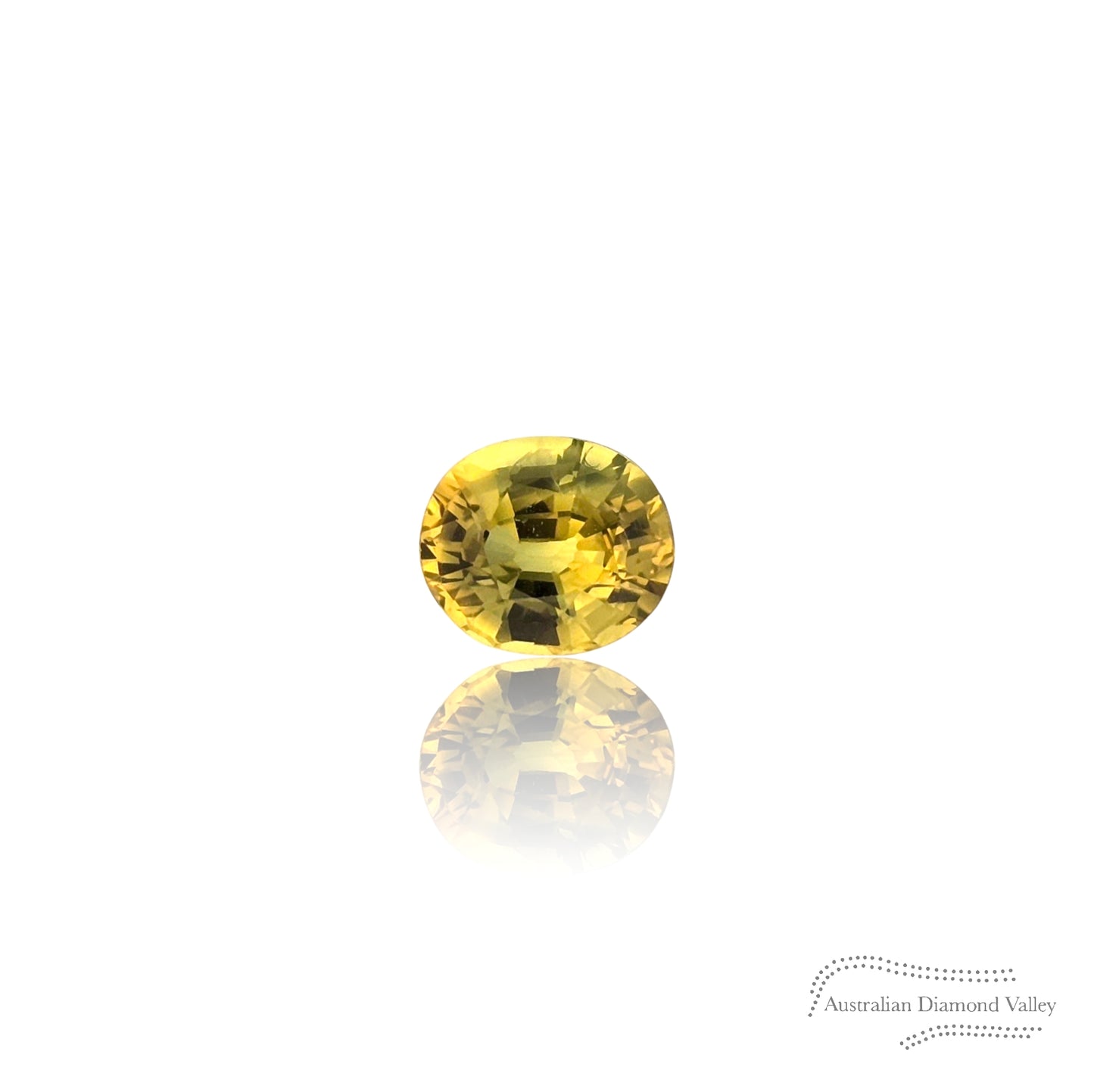 0.44ct Australian Yellow Sapphire Oval Cut