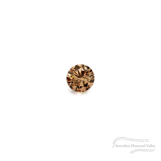 0.005ct Authentic Australian Cognac Argyle Origin Diamond - C7
