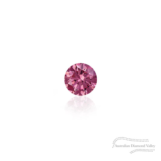 0.01ct Authentic Australian Pink Argyle Origin Diamond - 2PP