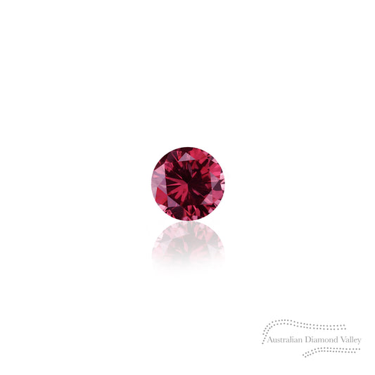 0.01ct Authentic Australian Pink Argyle Diamond - Purplish RED