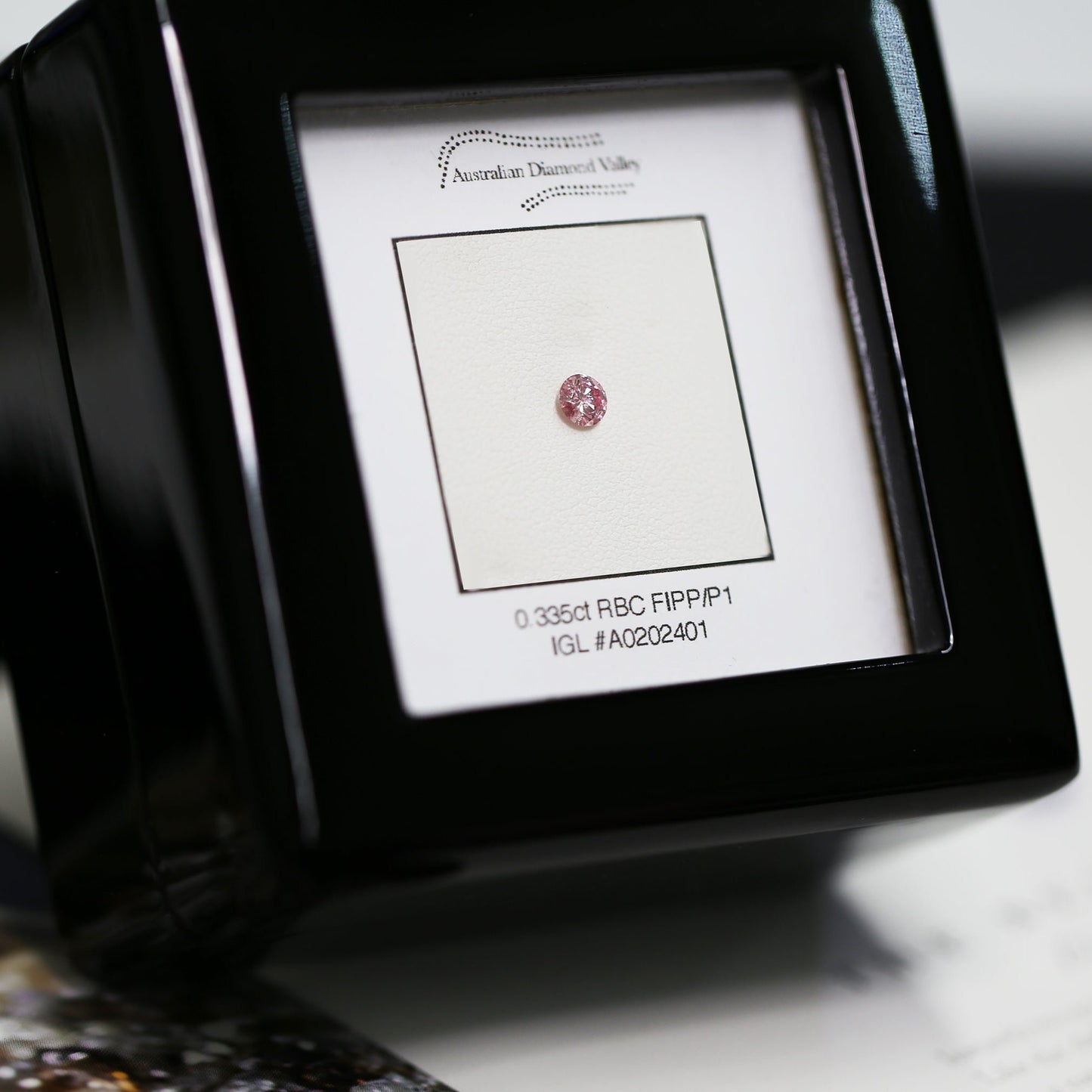 0.335ct Authentic Australian Pink Diamond of Argyle Origin - 5PP (NFIPP)