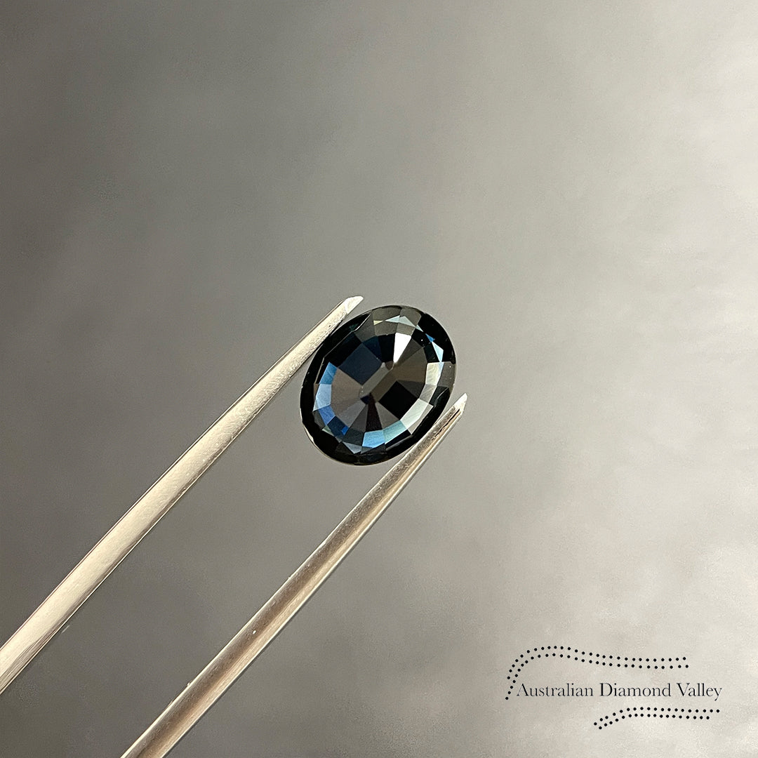 2.82ct Australian Blue Sapphire Oval Cut