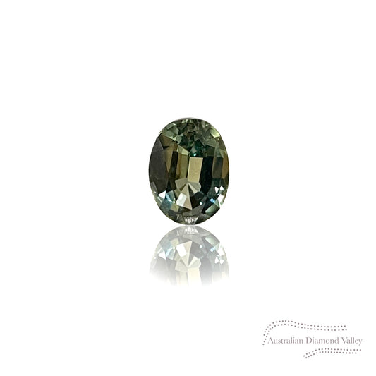 0.52ct Australian Teal Sapphire Oval Cut