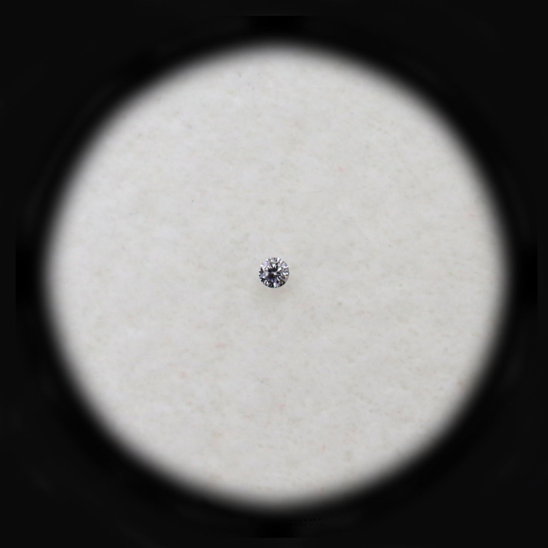 0.01ct Authentic Australian Blue Argyle Origin Diamond - BL2