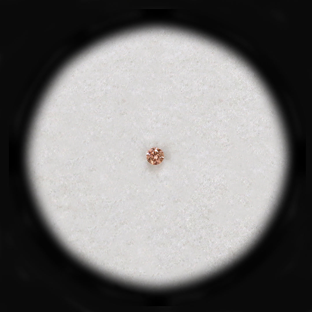 0.01ct Authentic Australian Pink Champagne Argyle Origin Diamond - PC2