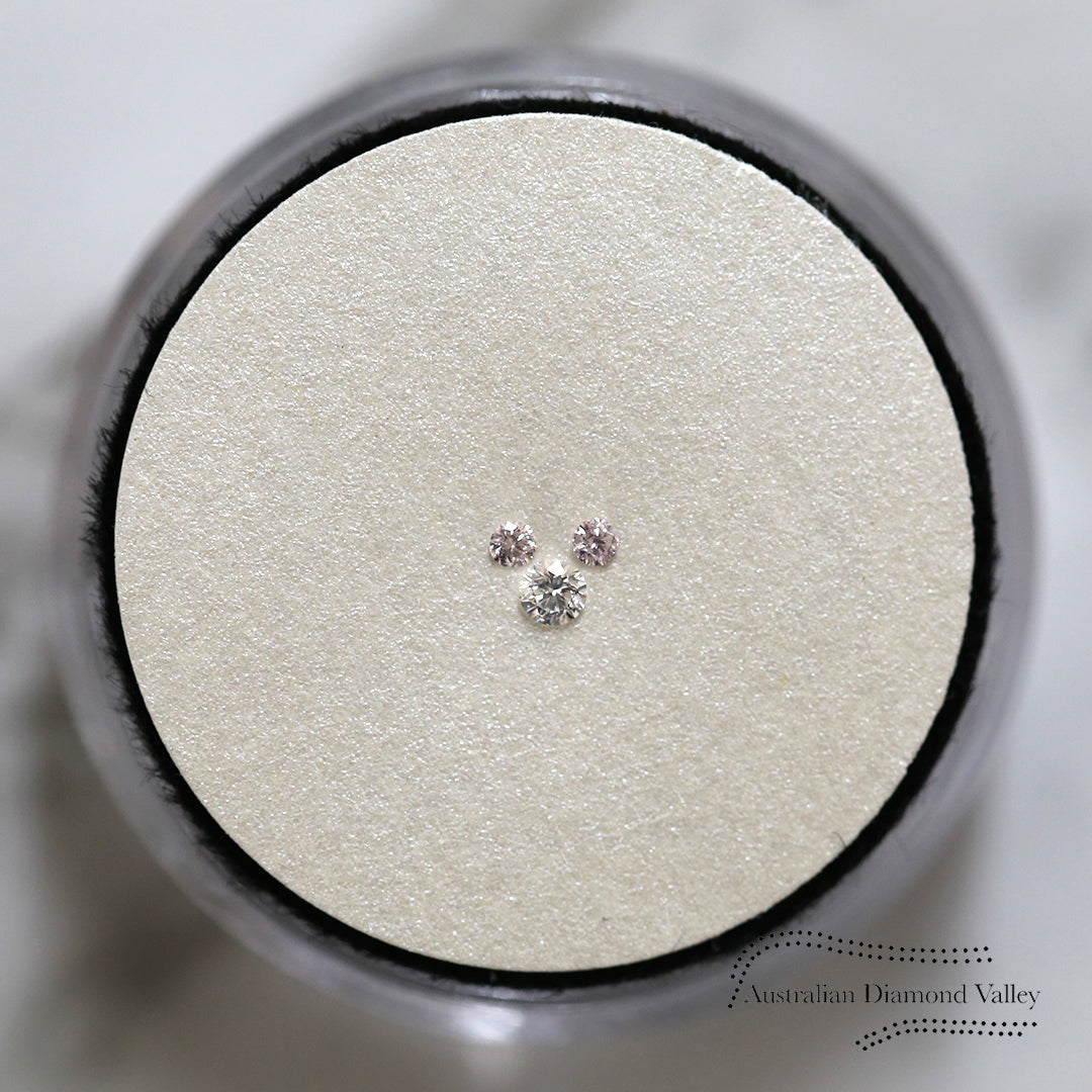 LNY 2020 Year of the Rat .05ct Authentic Australian Pink Argyle Origin Diamond - 8P