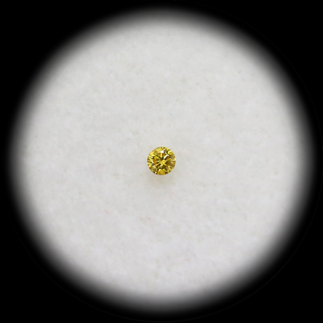0.01ct Authentic Australian Yellow Argyle Origin Diamond - NFDY