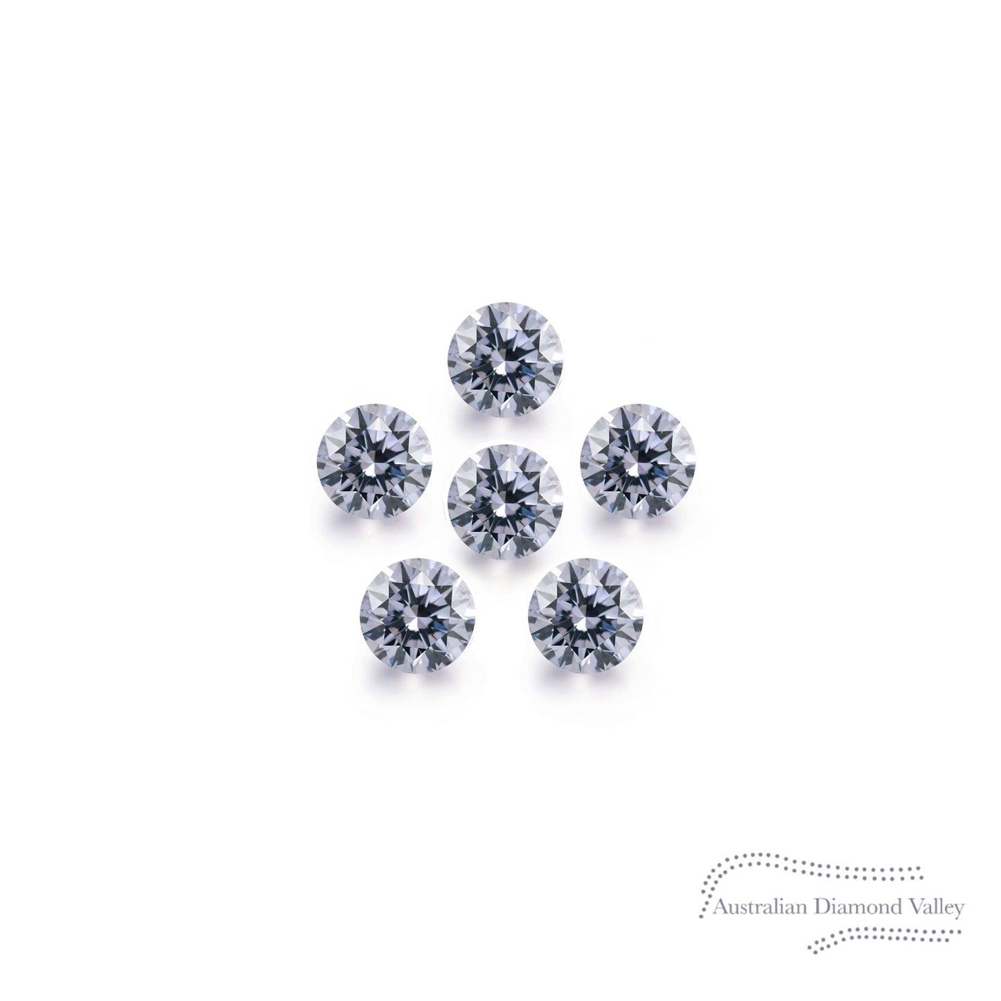 Diamond Valley Baby Daisy 0.03ct Authentic Australian Blue Diamonds