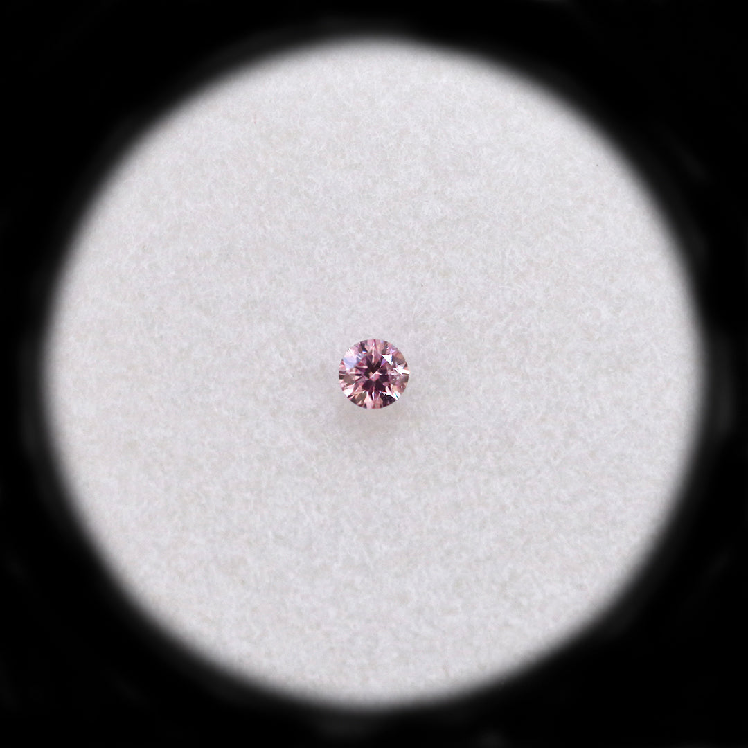 0.03ct Authentic Australian Pink Argyle Origin Diamond - 5P
