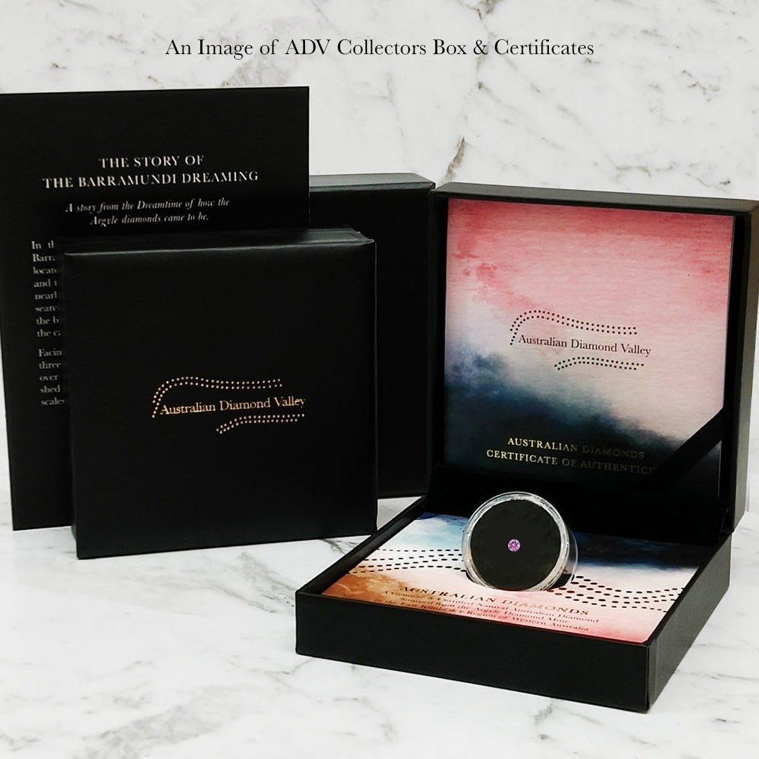 0.02ct Australian Pink Argyle Origin Diamond - 3PP