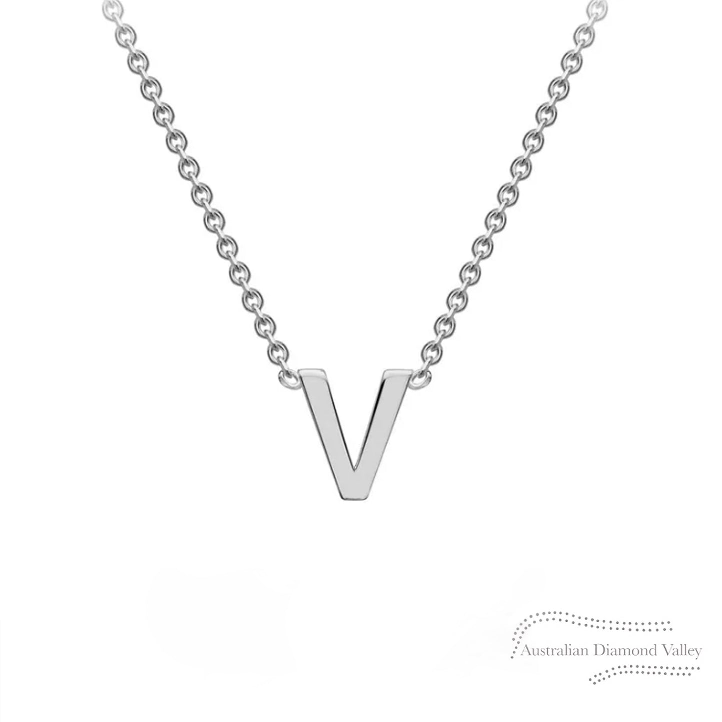 Petite Initial Gold Necklace