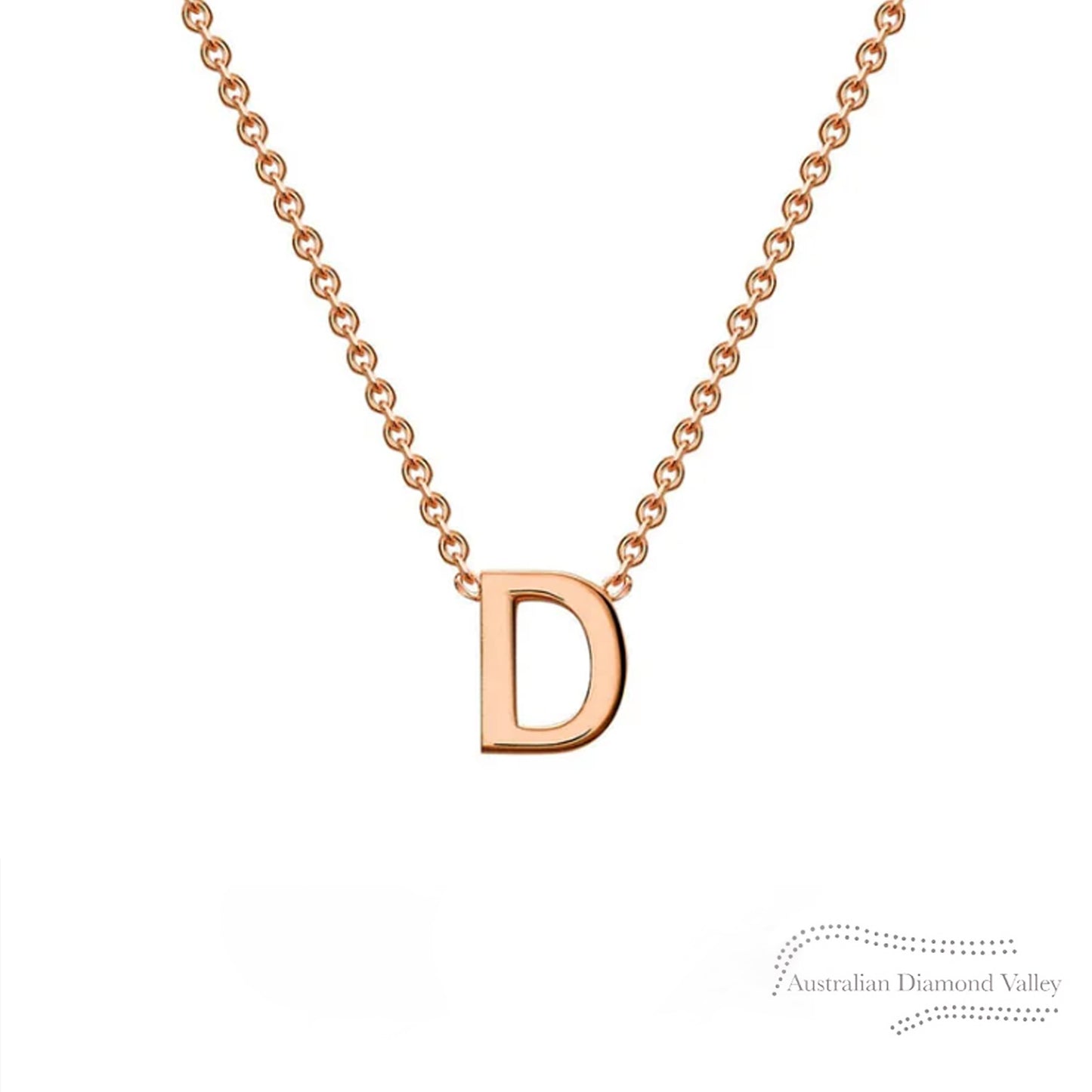Petite Initial Gold Necklace