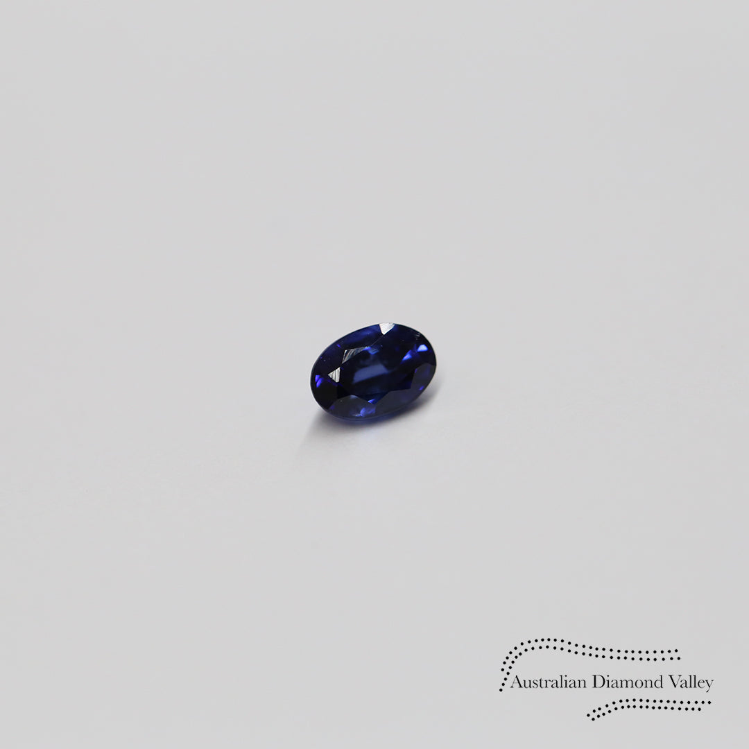 0.72ct Australian Blue Sapphire Oval Cut