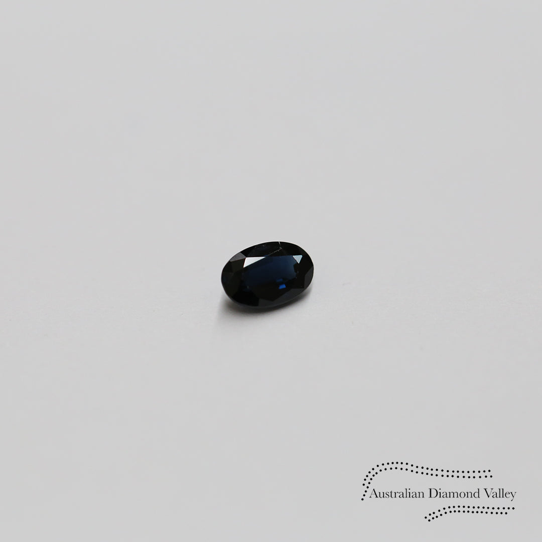 0.58ct Australian Blue Sapphire Oval Cut