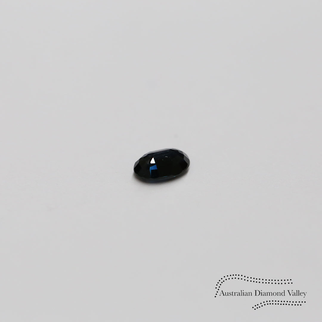 0.58ct Australian Blue Sapphire Oval Cut