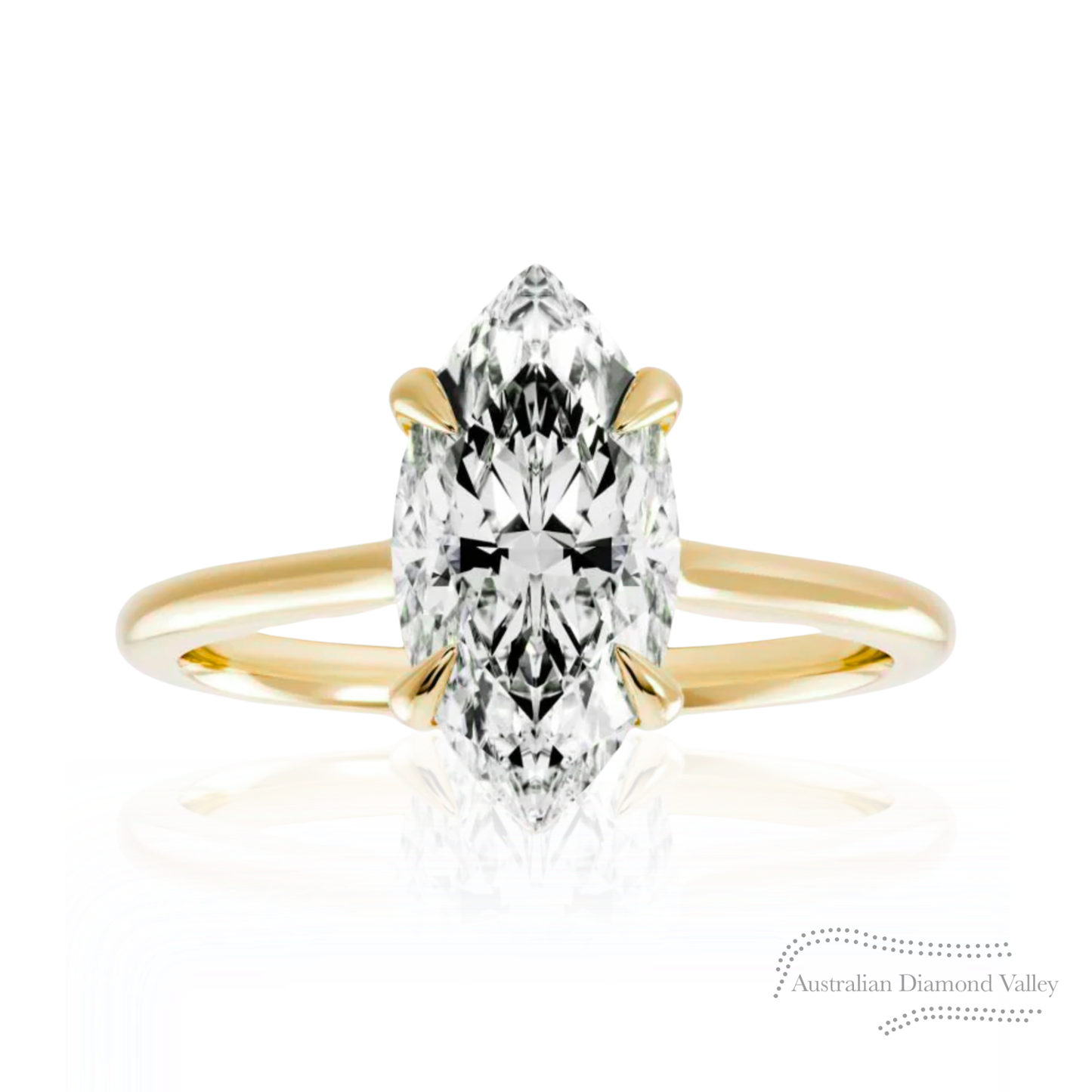 Avoca Pink Argyle Hidden Halo Ring