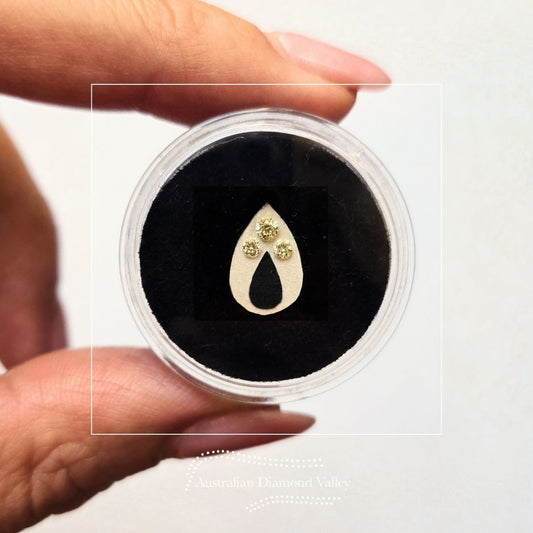 0.11ct Diwali Light - Yellow Argyle Origin Diamonds