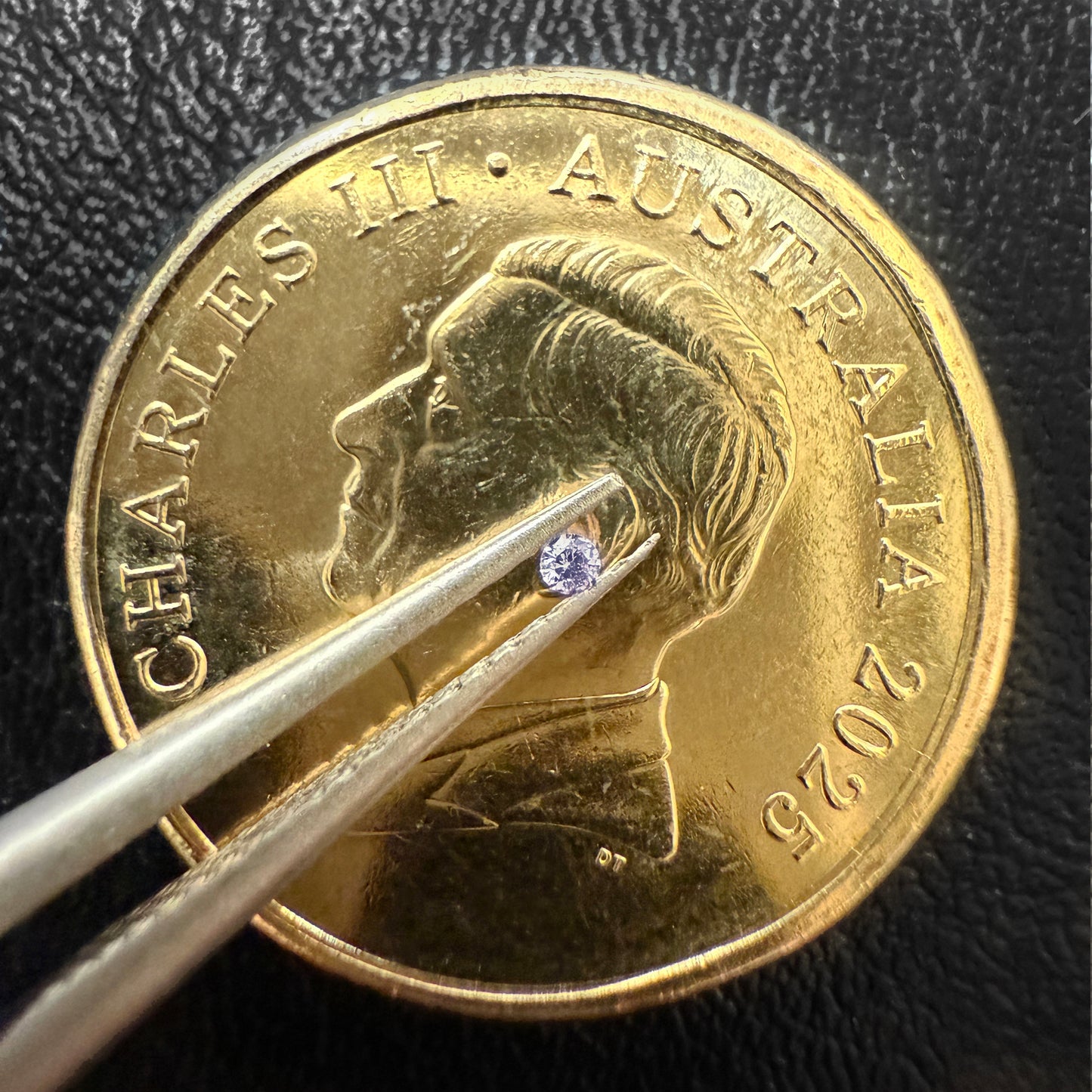 0.005ct Authentic Australian Blue Argyle Origin Diamond - BL2