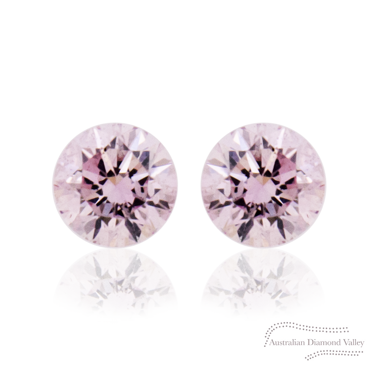 0.22ct Authentic Australian Pink Diamonds of Argyle Origin Matched Pair - 8PP