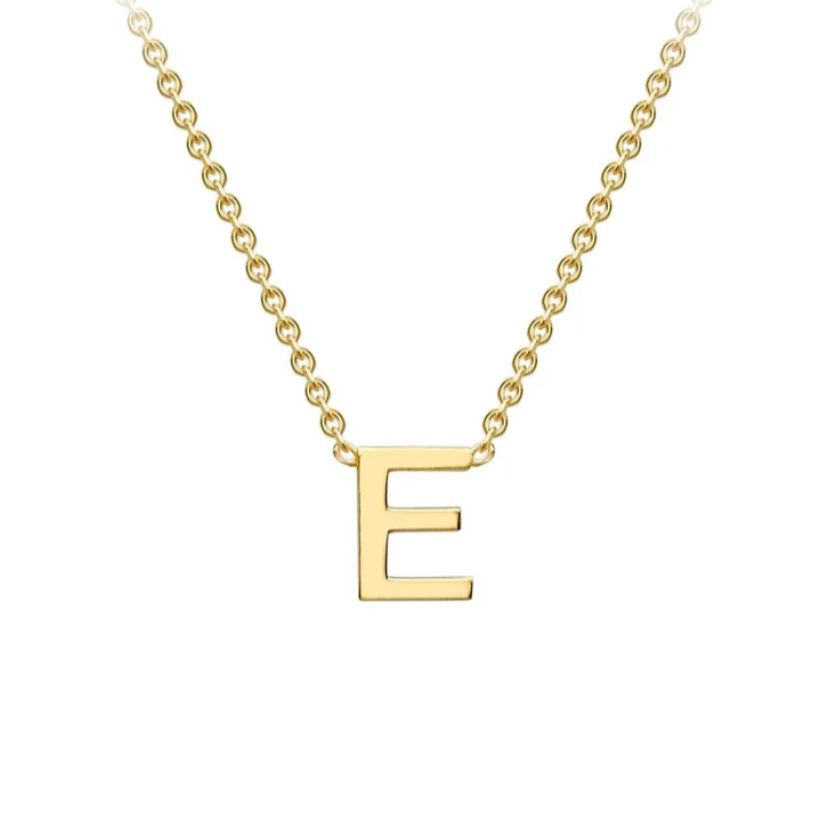 Petite Initial Gold Necklace