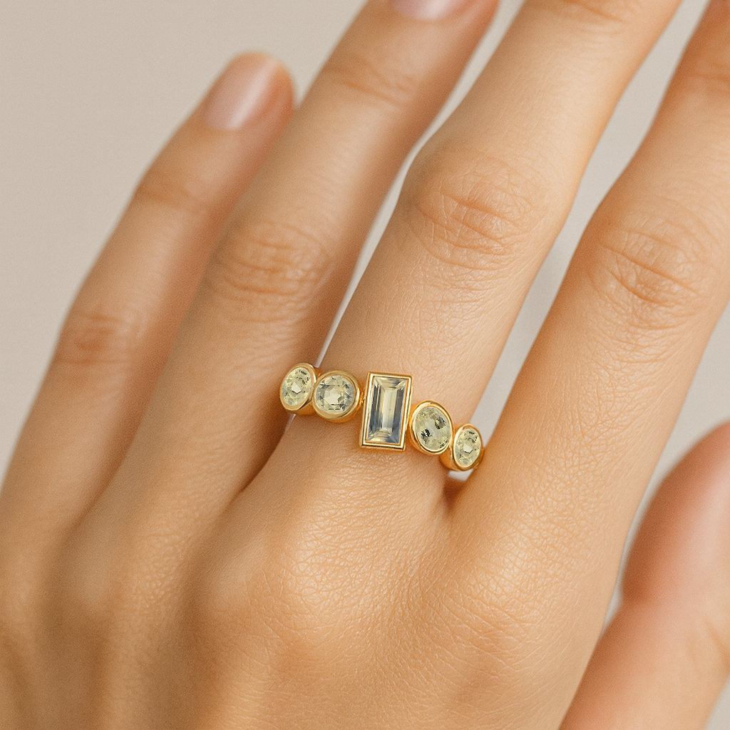 Axis Ring- Australian Sapphire