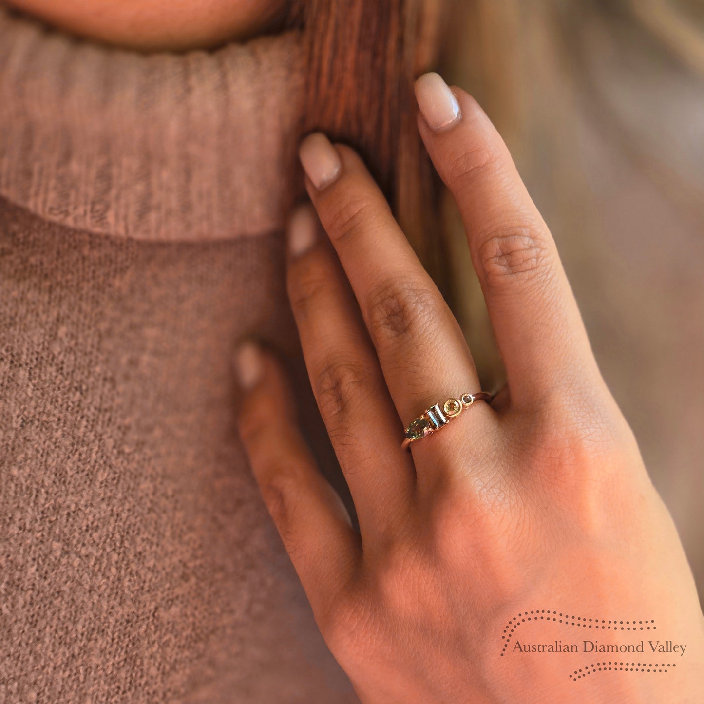 Aurora Australian Sapphire Ring