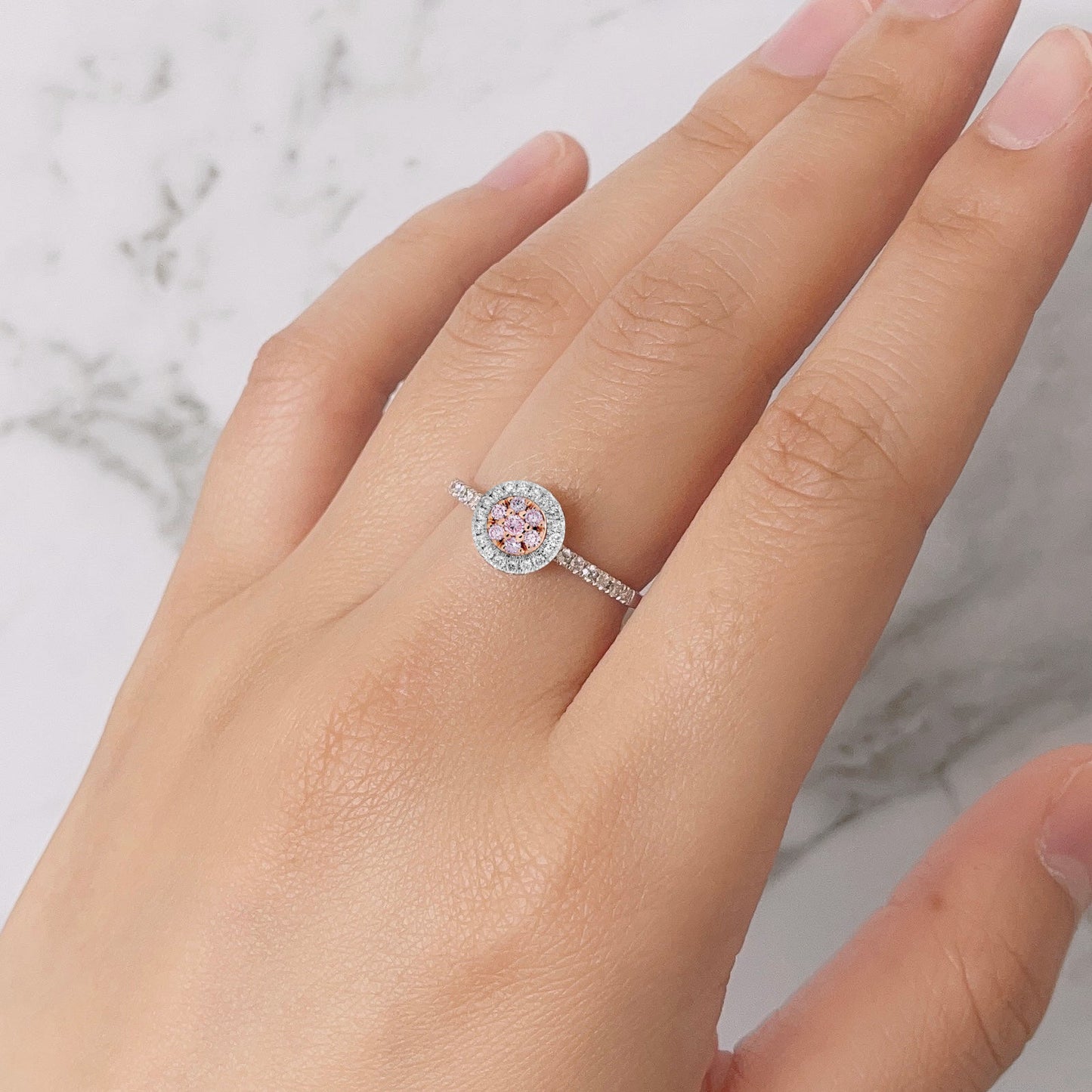 Pink Sunrise Ring