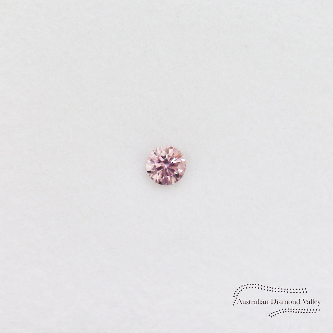 0.23ct Authentic Australian Pink Diamond of Argyle Origin - 6P