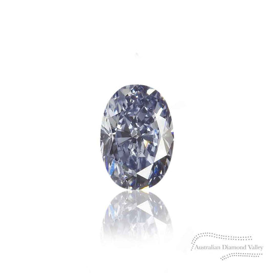 0.06ct Authentic Australian Blue of Argyle Origin Oval Cut Diamond - BL2 (17/27)