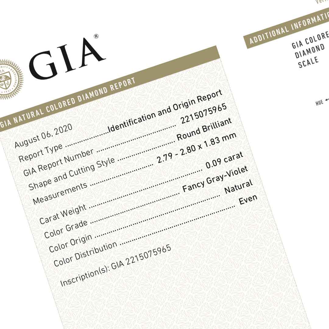 0.09ct Authentic Australian Blue of Argyle Origin Diamond - BL3+ (1/27)