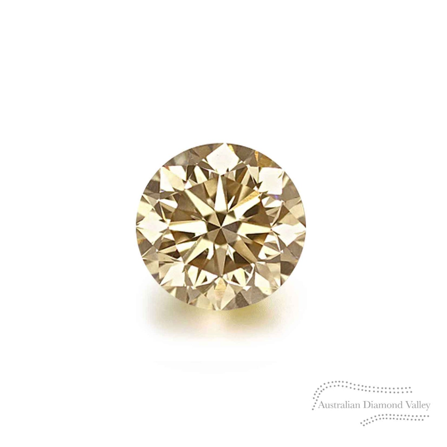 0.06ct Authentic Australian Champagne of Argyle Origin Diamond - C3