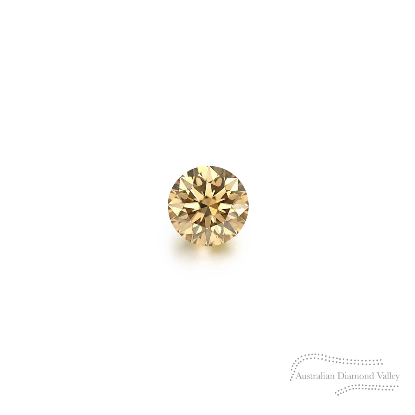 0.01ct Authentic Australian Champagne Argyle Origin Diamond - C5