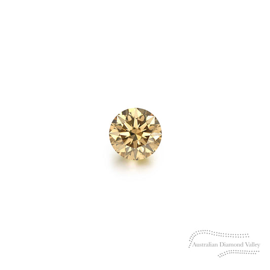 0.01ct Authentic Australian Champagne Argyle Origin Diamond - C5
