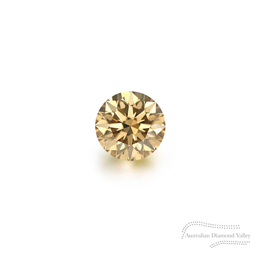 0.03ct Authentic Australian Champagne Origin Argyle Diamond - C5