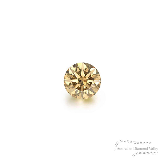 0.02ct Authentic Australian Champagne Argyle Origin Diamond - C5