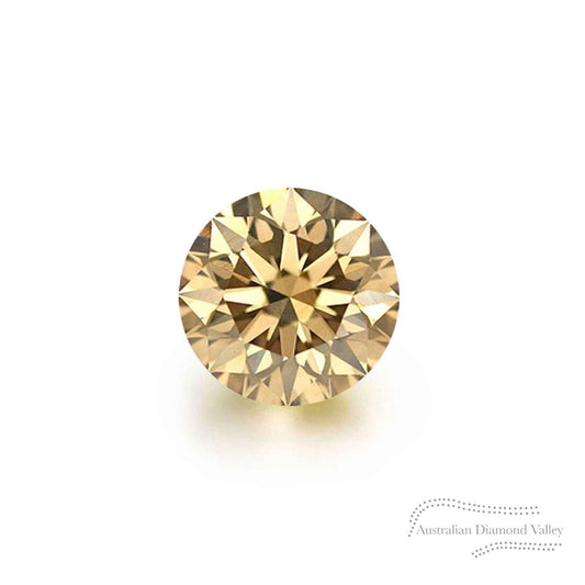 0.06ct Authentic Australian Champagne of Argyle Origin Diamond - C5