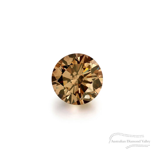 0.05ct Authentic Australian Cognac Argyle Origin Diamond - C7