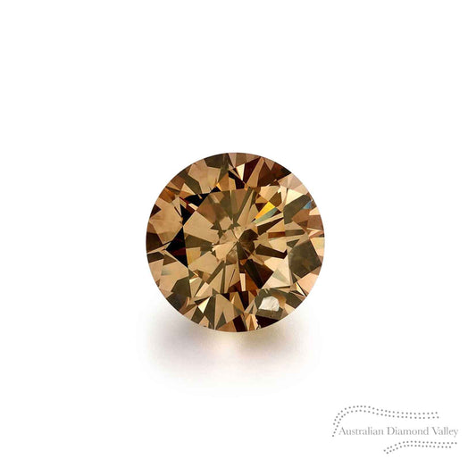 0.06ct Authentic Australian Cognac Diamond of Argyle Origin - C7