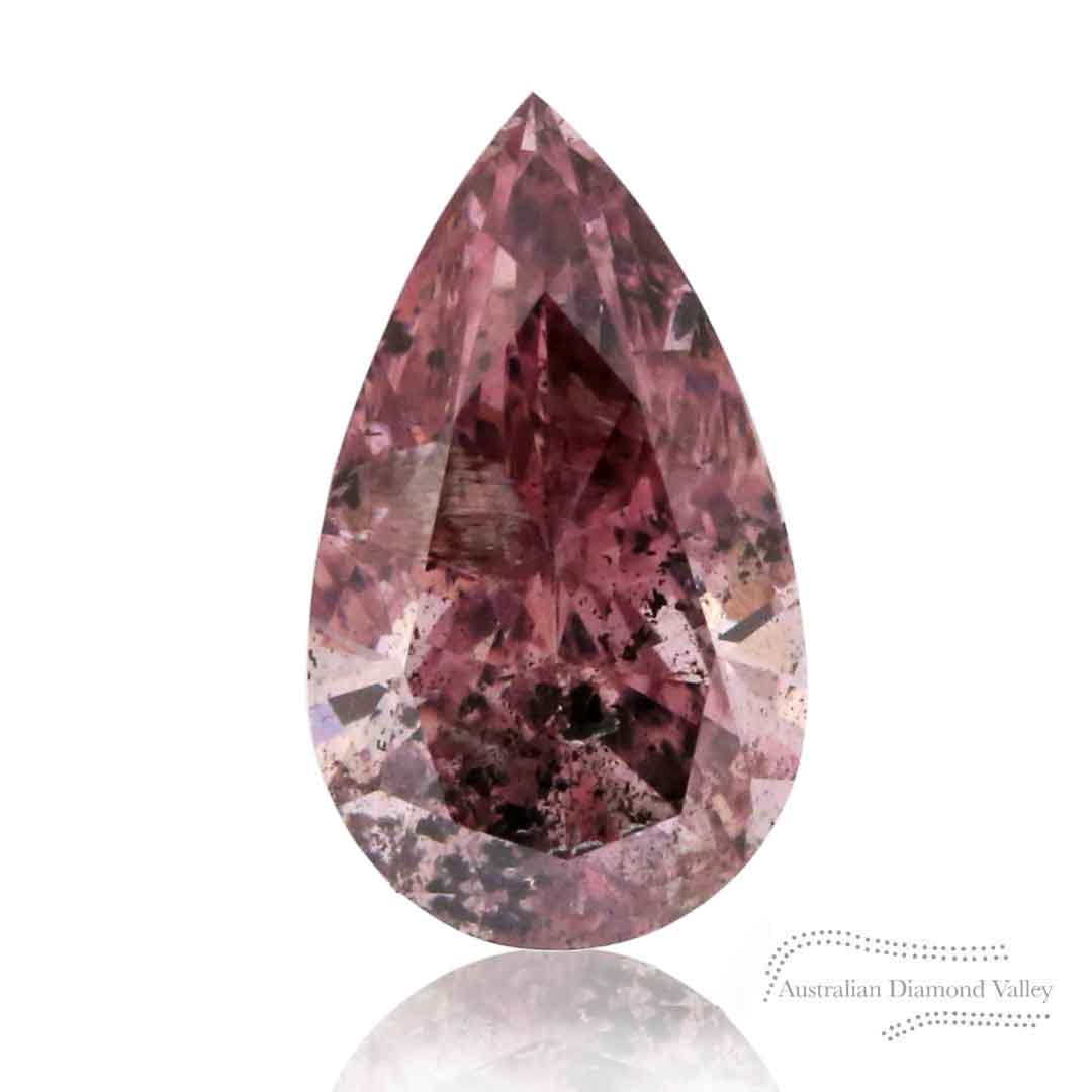 0.91ct Authentic Australian Pink Pear Cut Diamond - 4PP "The Olsen #1"