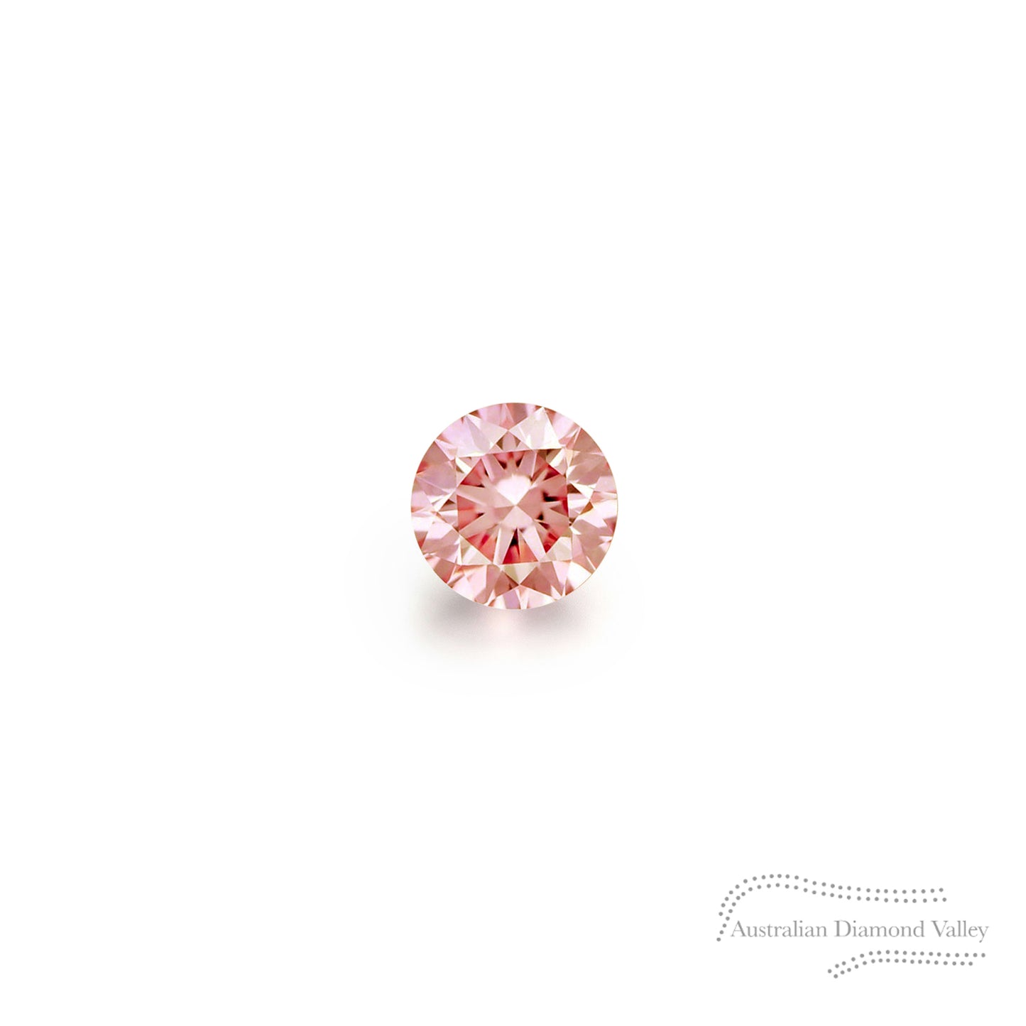 0.01ct Authentic Australian Pink Champagne Argyle Origin Diamond - PC2