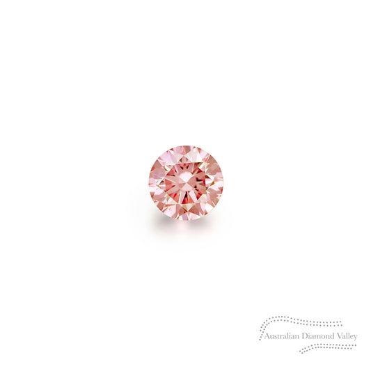 0.01ct Authentic Australian Pink Champagne Argyle Origin Diamond - PC2