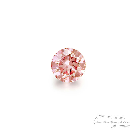 0.02ct Authentic Australian Pink Champagne Argyle Origin Diamond - PC2