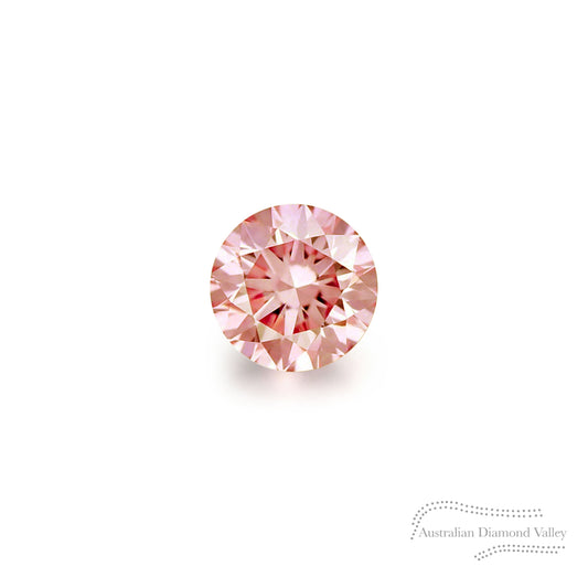0.03ct Authentic Australian Pink Champagne Argyle Origin Diamond - PC2