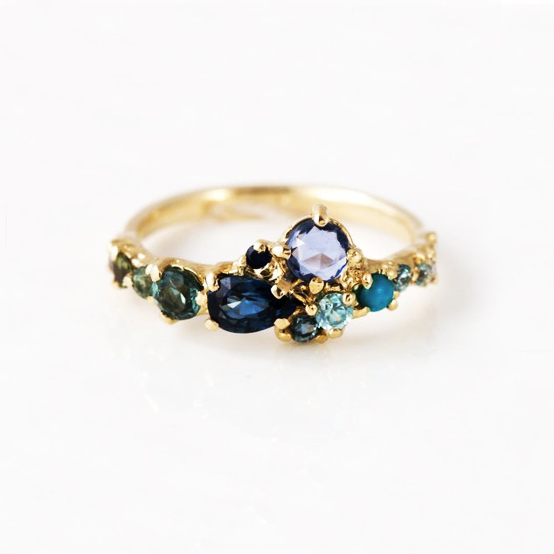 0.28ct Australian Teal Parti Sapphire Pear Cut