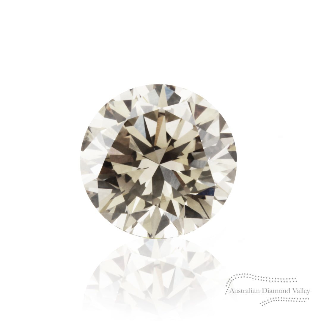 0.54ct Authentic Australian Light Champagne Diamond of Argyle Origin - C1/SI1
